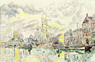 Fecamp, 1934 de Paul Signac